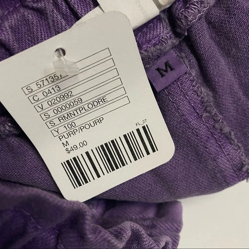 Urban Renewal Plum‎ High Waisted Purple Shorts Summer Medium Pocket